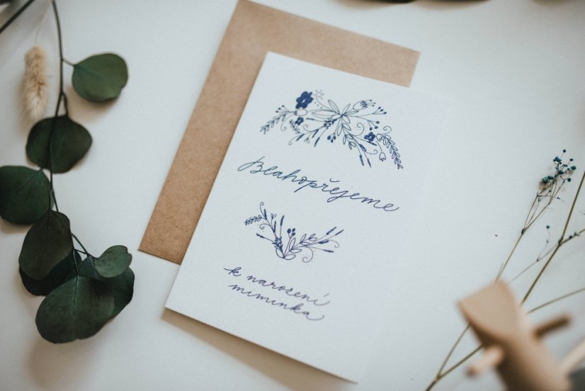 Be Nice card - Welcome to the world boy