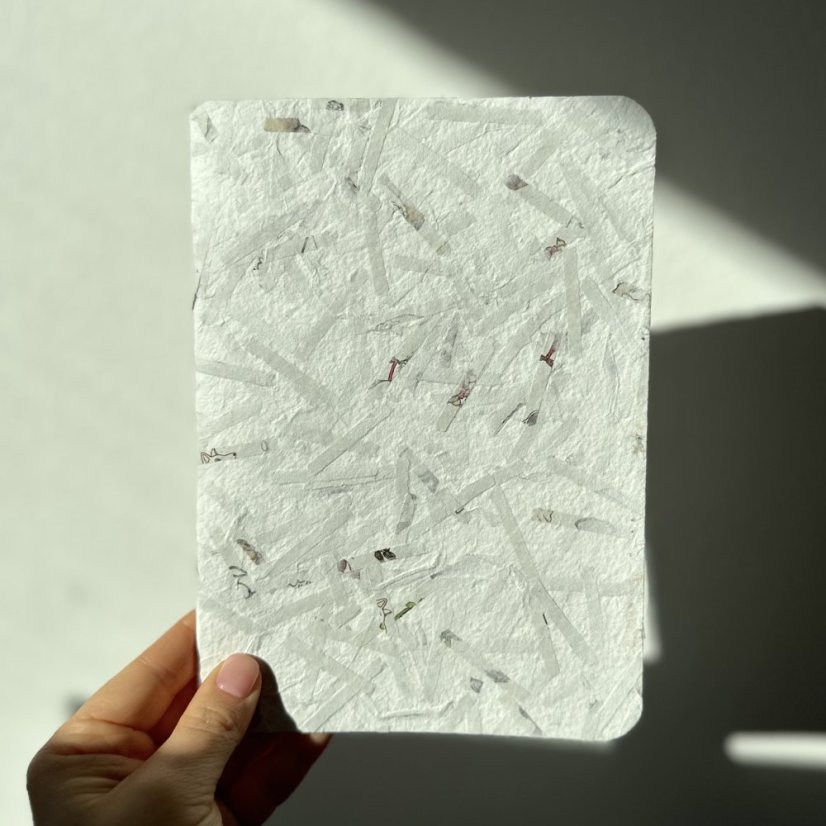 Be Nice EKO sešit z ručního papíru - upcycling