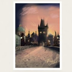 Be Nice ECO postcard Prague secrets Charles bridge