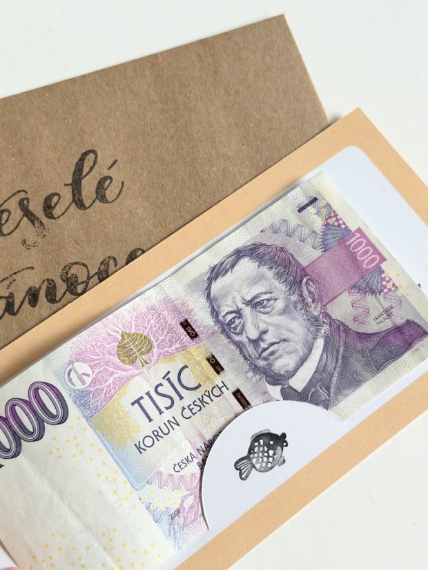 Be Nice EKO obálka na peníze Veselé Vánoce