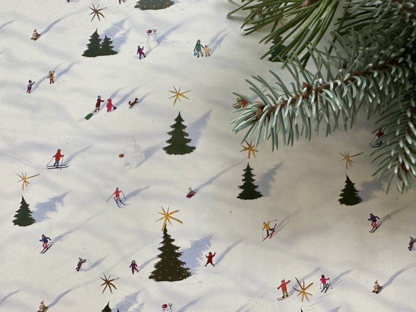 Be Nice ECO Christmas wrapping paper Winter wonderland - Size: 68 x 47 cm
