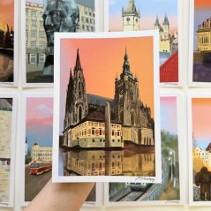 Be Nice EKO plakát Prague Secrets Katedrála svatého Víta A4 a A5