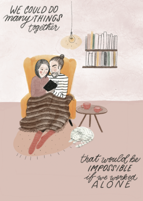 Be Nice Poster Together - Size: A3 – 297 x 420