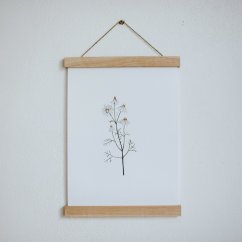 Be Nice Magnetická dřevěná lišta - světle hnědá