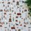 Be Nice ECO Christmas wrapping paper - English Fairytale blue