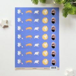 Be Nice ECO Christmas stickers - Angelic 32 pcs