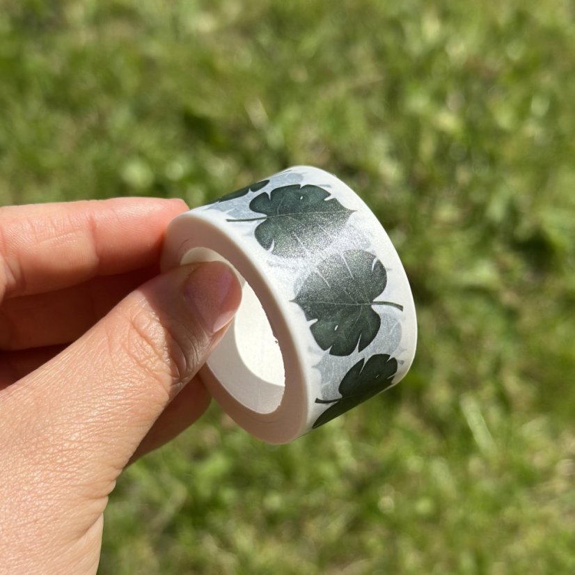 Be Nice Lepicí washi páska - Monstera