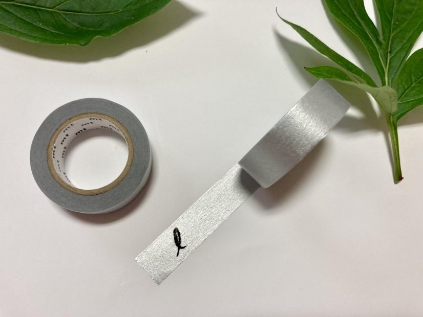 Be Nice washi tape - silver