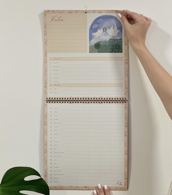 Be Nice EKO Rodinný nástěnný kalendář