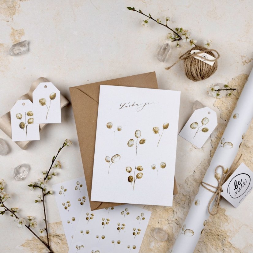 Be Nice Gift Wrapping Set – Evening Primrose