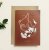 Wedding card True love - brown