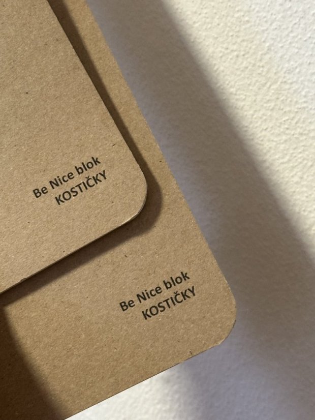 Be Nice blok do diáře KOSTIČKY - ZACHRAŇ MĚ