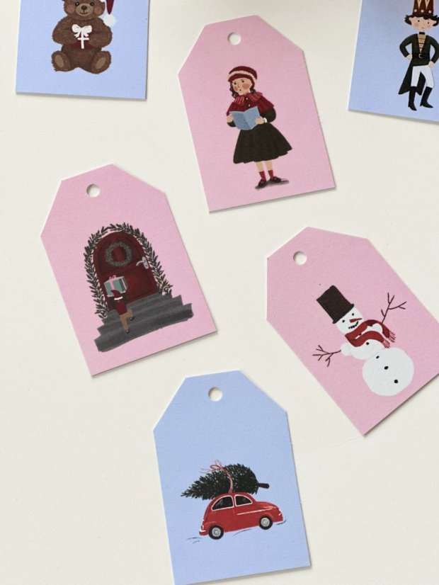 Be Nice ECO Christmas name tags - English fairytale