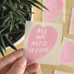 Be Nice Iron-On Patch for Textile – All We Need Is Love