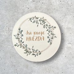 Motivační magnetka na lednici - Jsi moje HVĚZDA