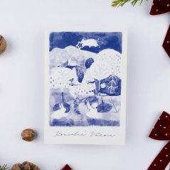 Be Nice ECO Postcard Magical Christmas with text