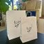 Be Nice white gift bag - Happy Birthday - Size: Small: 24x33 (w x l )