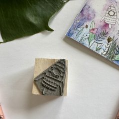 Be Nice stamp rocket