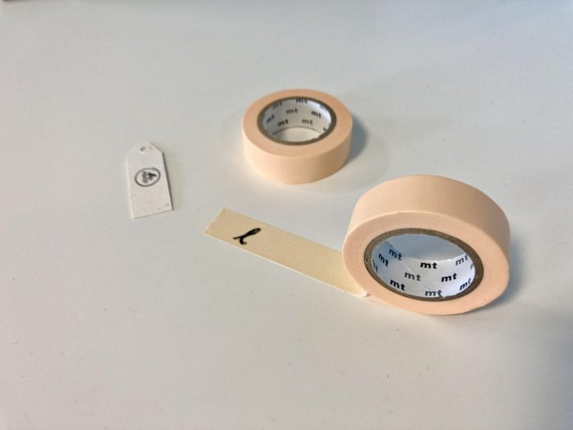 Be Nice washi tape - salmon pink