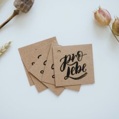 Be Nice Gift Tags – For You brown