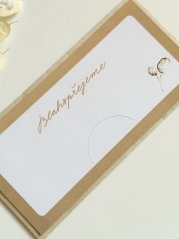 Be Nice EKO obálka na peníze - Svatební měsíčnice