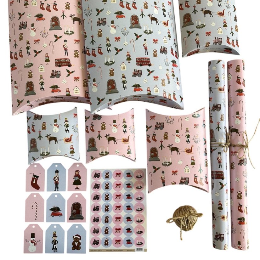 Be Nice ECO Christmas Wrapping Set – English Fairytale