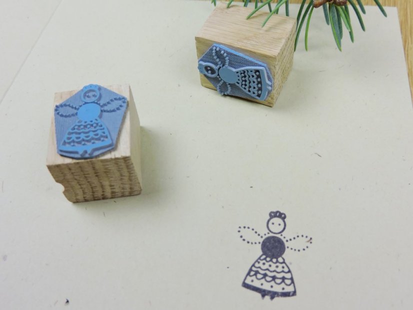 Be Nice stamp doll