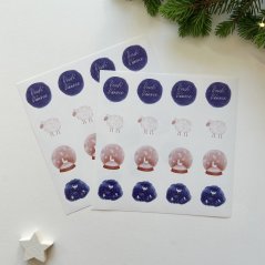 Be Nice Christmas stickers - Heavenly (32 pcs)