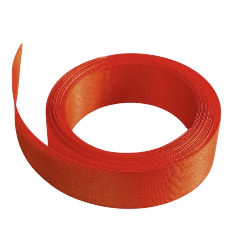 Satin ribbon 5 m - copper