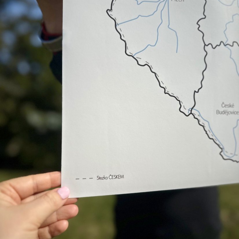 Be Nice EKO mapa České republiky - velikost A2