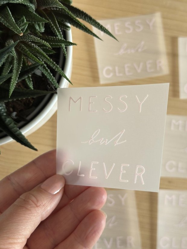 Be Nice Nažehlovačka na textil - Messy but clever