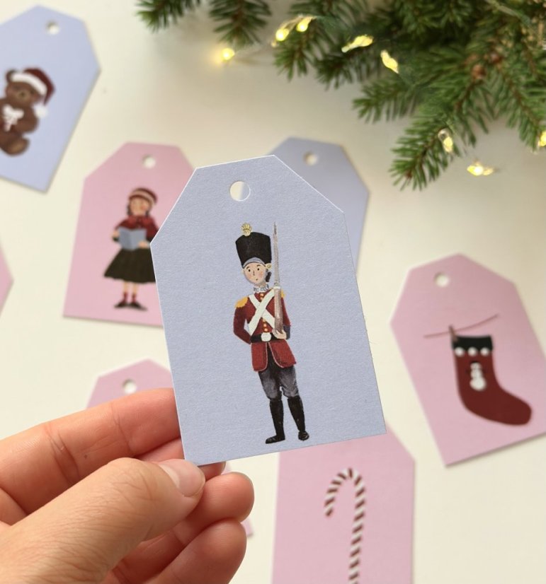 Be Nice ECO Christmas name tags - English fairytale