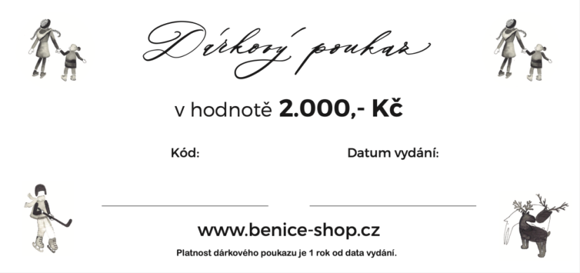 Dárkový poukaz 2000 Kč