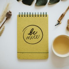 Be Nice Paper Notebook Grass Top Binding A5