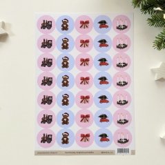 Be Nice ECO Christmas stickers - English fairytale