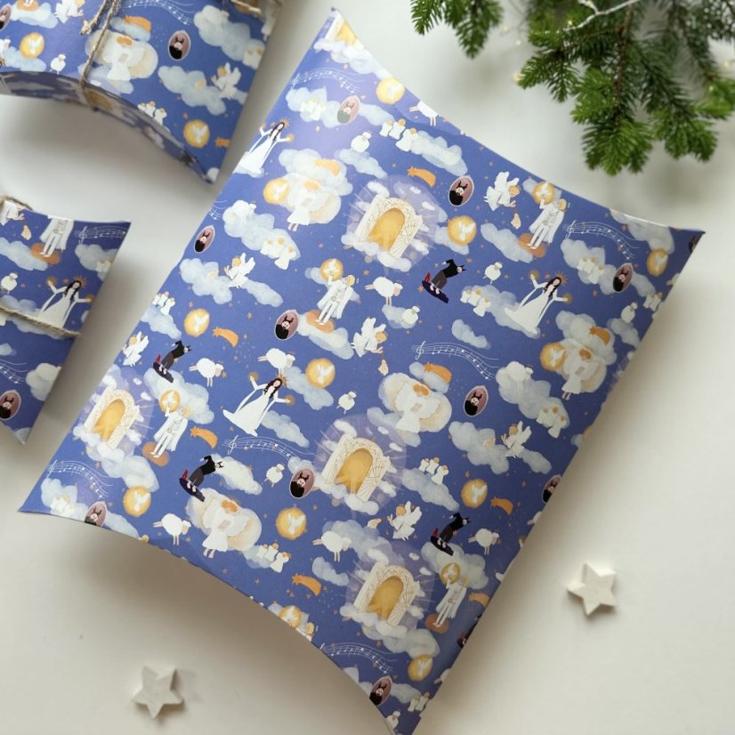 Be Nice ECO Christmas gift boxes Angelic - Size: Malá krabička   14x13,5x4 cm