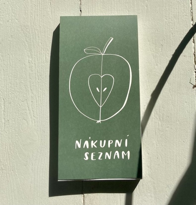 Be Nice Nákupní seznam jablko