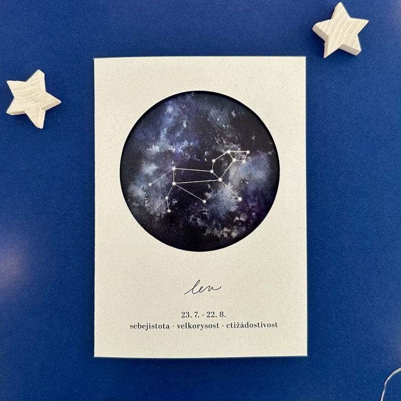 Be Nice card Zodiac sign - Leo
