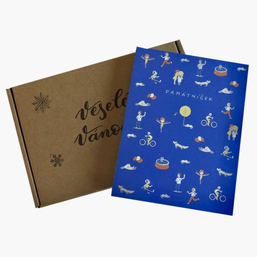 Be Nice ECO memory book for kids - blue