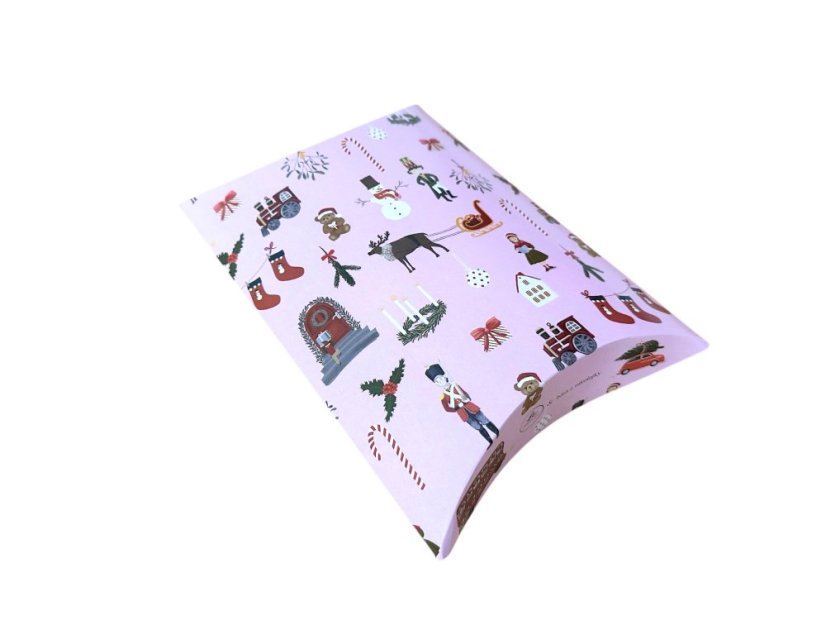 Be Nice EKO Krabička střední Anglická pohádka růžová 3 ks