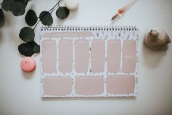 Be Nice ECO Weekly Planner – White