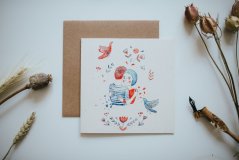 Be Nice Card Love - woman and a man