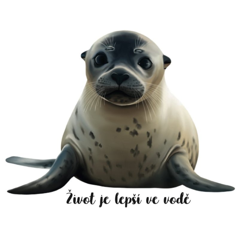 Be Nice Samolepka - Lachtan