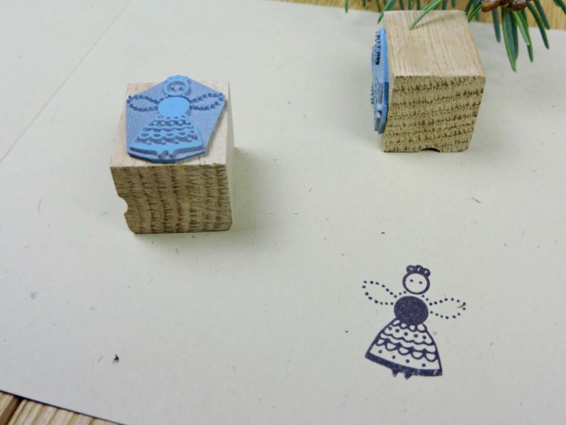 Be Nice stamp doll