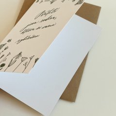 Be Nice ECO card Friends are family