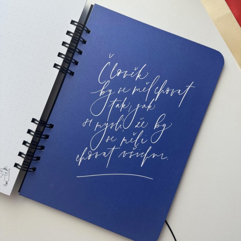 Be Nice ECO Notebook with spiral binding – A Tribute to Václav Havel