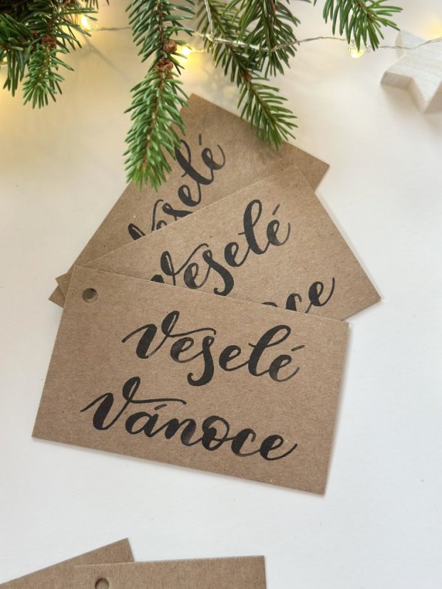 Be Nice EKO vánoční jmenovky 9 ks