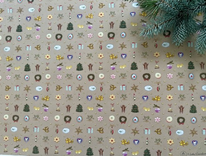 Be Nice vánoční balicí papír Vánoční pohádka - Velikost balících papírů: 68 x 47 cm