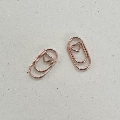 Rose gold pin little heart