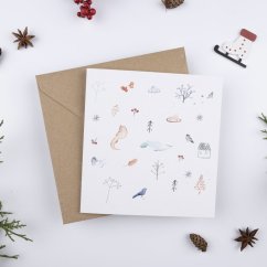 Be Nice ECO Christmas card - Poetic